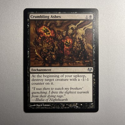 MTG Crumbling Ashes - Eventide - EVE 35/180 - Near Mint