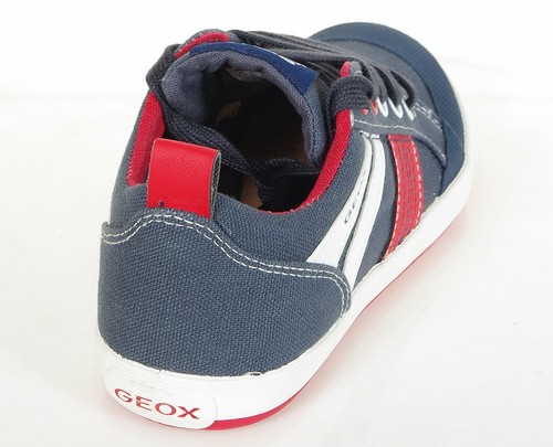 GEOX Kiwi I sneakers Canvas+Geobuck Blue/Red - Bild 6 von 9