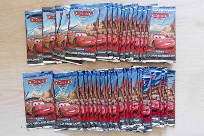 Cars 2 Trading Card Game  200 Booster Topps Disney Pixar kein Panini Neu Rar ļ