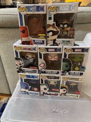 Funko pop lot of 8 (rare and exclusive stores and events Funkos)  Hard to get!