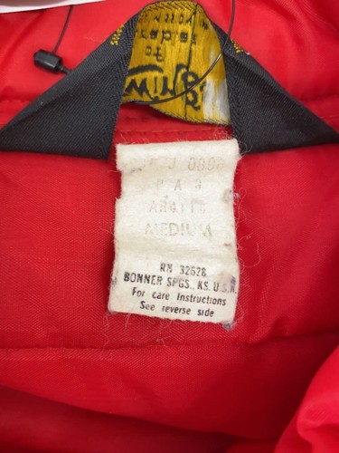 Swingster Down Jacket M Nylon RED Used - Picture 4 of 9