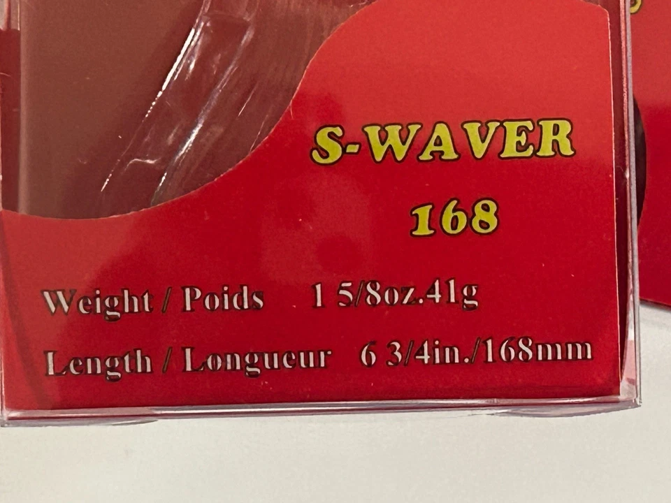 LOTE DE 3 señuelos de pesca River2Sea S-Waver 168S hundimiento 6,75"" 3 DIFERENTES COLORES Foto 3 de 4