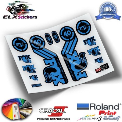 ADESIVI DECALS GABELAUFKLEBER FOX 40 2016 WP59 BIKES MTB GABELAUFHÄNGUNG