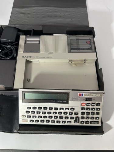Computer CASIO FX-750P mit CASIO FA-20 Retro