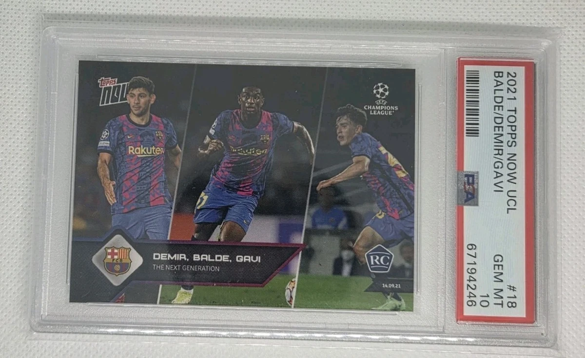 PSA10】2021 Topps Now メッシ・ネイマール・ムバッペ Topps Now Now 