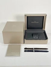 VINTAGE GENUINE Jaeger-LeCoultre watch box case Booklet Belt 250608001yA