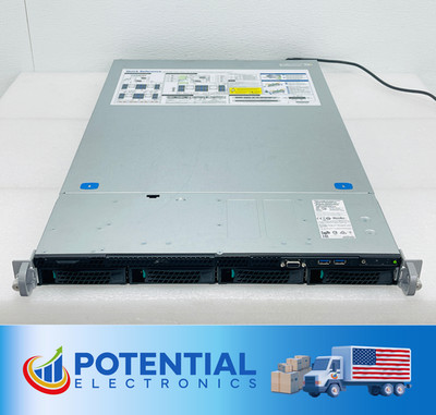 USED - R1304WT2GSR INTEL 1U 4-BAY LFF SERVER 2x E5-2620 V4 (NO RAM, NO HDD)