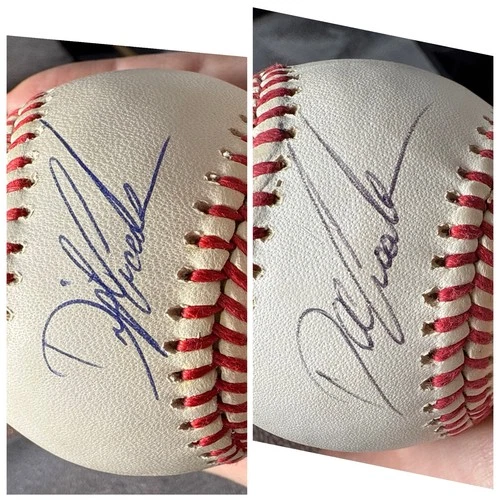 Lot of 2 Signed Dwight "Doc" Gooden Baseballs Spring Training 1992