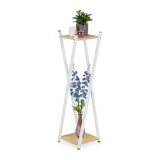 Flower Stand Flower Stool Plant Stand Flower Column Plant Pedestal 2 Tiers