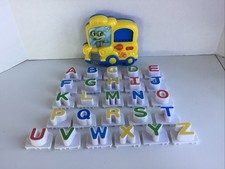 Leap Frog Phonics Magnetic Alphabet ABC SCHOOL BUS with 26 Letters Tested 