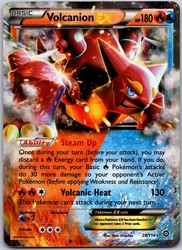 Volcanion EX 26/114 XY Steam Siege Ultra Rare Holo