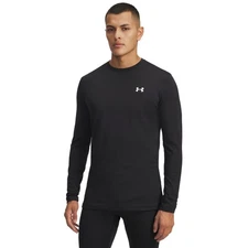 Under Armour 6005295 Men's UA ColdGear Base 2.0 Top Baselayer Crew Shirt, Black