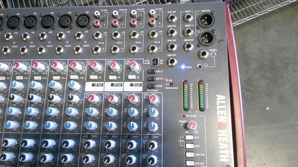 Allen & Heath ZED-24 24 Channel Analog Mixer Console w/ Gator Case (B2456) - Image 2 of 4