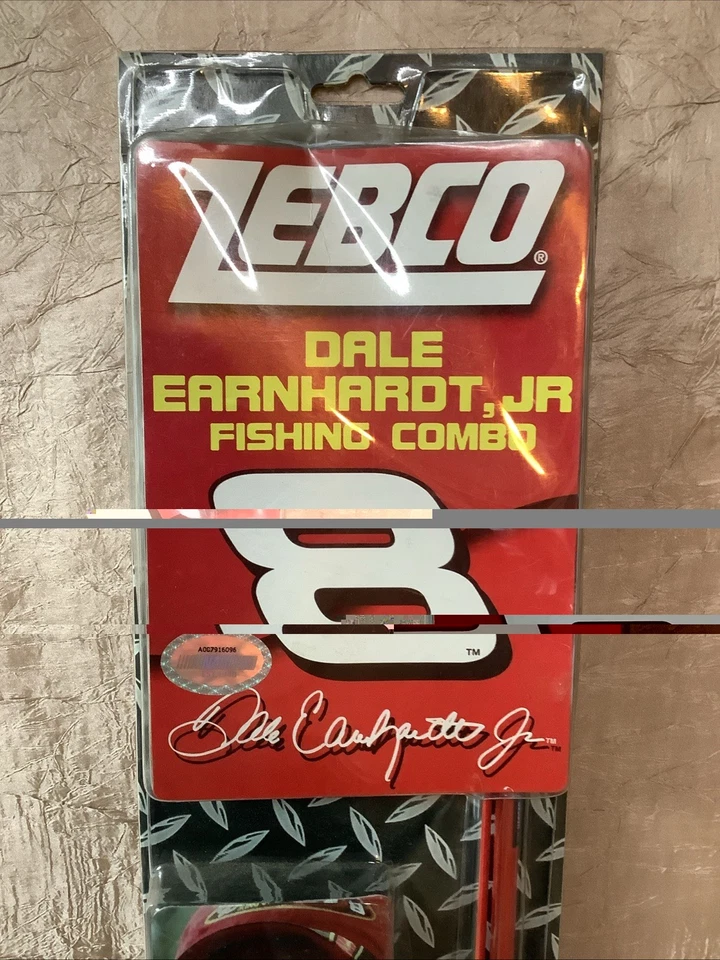 Vintage Zebco Fishing Combo Rod/Reel/Tackle. Nascar Dale Earnhardt Jr. 2004. - Image 2 of 4