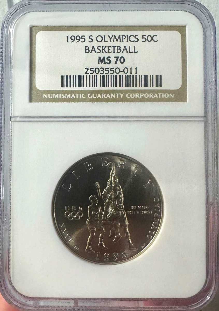 50C Denomination 1995 Grade MS 70 US Modern Silver/Clad