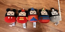 Set of Squishmallows Disney Mickey Mouse Through The Years 4in Plush