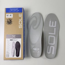 SOLE Active Thin Plantar Fasciitis Insoles Men Women Size M 10 W12