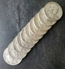 Lot of 10 50c Franklin Silver Half Dollars