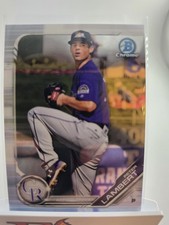 2019 Bowman - Chrome Prospects Peter Lambert #BCP-136 (RC) Colorado Rockies 