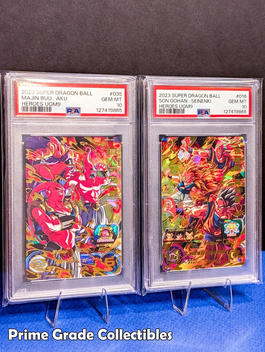 x2 PSA10 💎 Dragon Ball Heroes UGM9 #035 #016 JAP 2023
