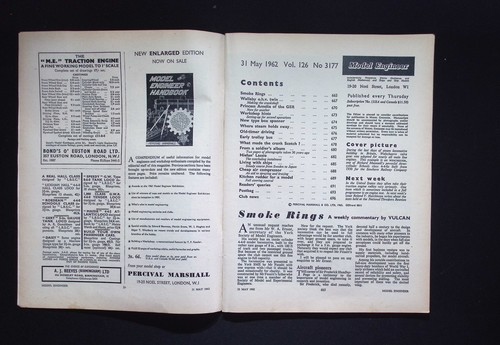 Model Engineer 22 February 1962 Vol 126 No 3163 Magazine - Picture 2 of 2