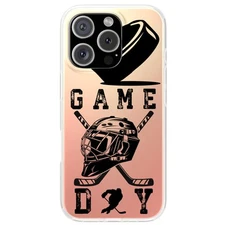 Graphic Case For Apple iPhone (16,15,14,13,12,11,X,8,7),Game Day Hocky Print