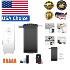 Smart WiFi Ceiling Fan and Light Control Kit - Alexa & Google Compatible