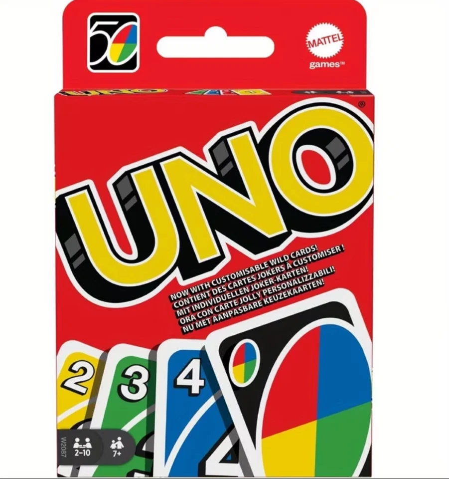 Familienspiel Standard-UNO klassisches Kartenspiel, auch zum Reisen geeignet - Bild 1 von 4