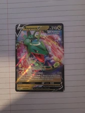 Pokemon Rayquaza V Sword & Shield Promo Holo Card SWSH147