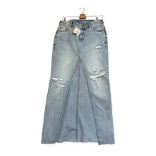 SER.O.YA Matilda Maxi Denim Skirt Size 26 
