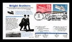 DR JIM STAMPS US COVER WRIGHT BROTHERS FIRST FLIGHT CENTENNIAL FDC COMBO