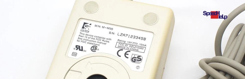 Original Logitech M30 Serial Mouse RS-232 Com Port Computer Dos Driver Retro - Image 4 of 4