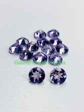 Pink Amethyst Faceted Round Cut Loose Gemstone 6x6 MM Natural 4 Pcs Lot DG5