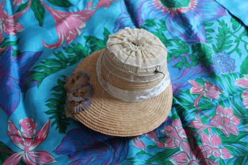 chapeau de poupée ancienne (no jumeau sgdj bleuette gaultier
