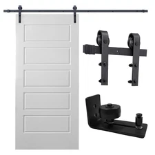 Sliding door system Running track 6/6.6FT Wooden door Wooden sliding door