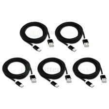 5X USB Type-C 10FT Braided Cable for Phone Samsung Galaxy A51/S11/S11+/Plus/11e