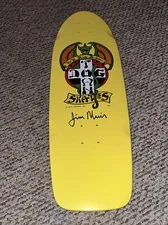 SIGNED Jim Muir Dogtown Red Dog OG 70’s Classic 9.0 Skateboard Deck Rare
