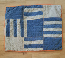 Pottery Barn PB Teen Quilted Standard Pillow Sham 26" x20" Patchwork Corduroy