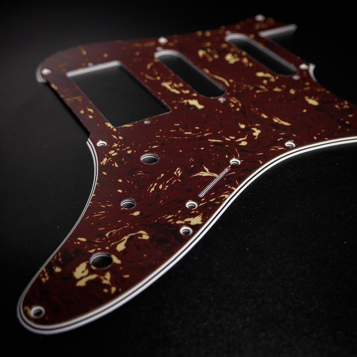 Ibanez AZ Series Pickguard • 4-ply M-Tortoise • AZ2204 AZ2203 AZES