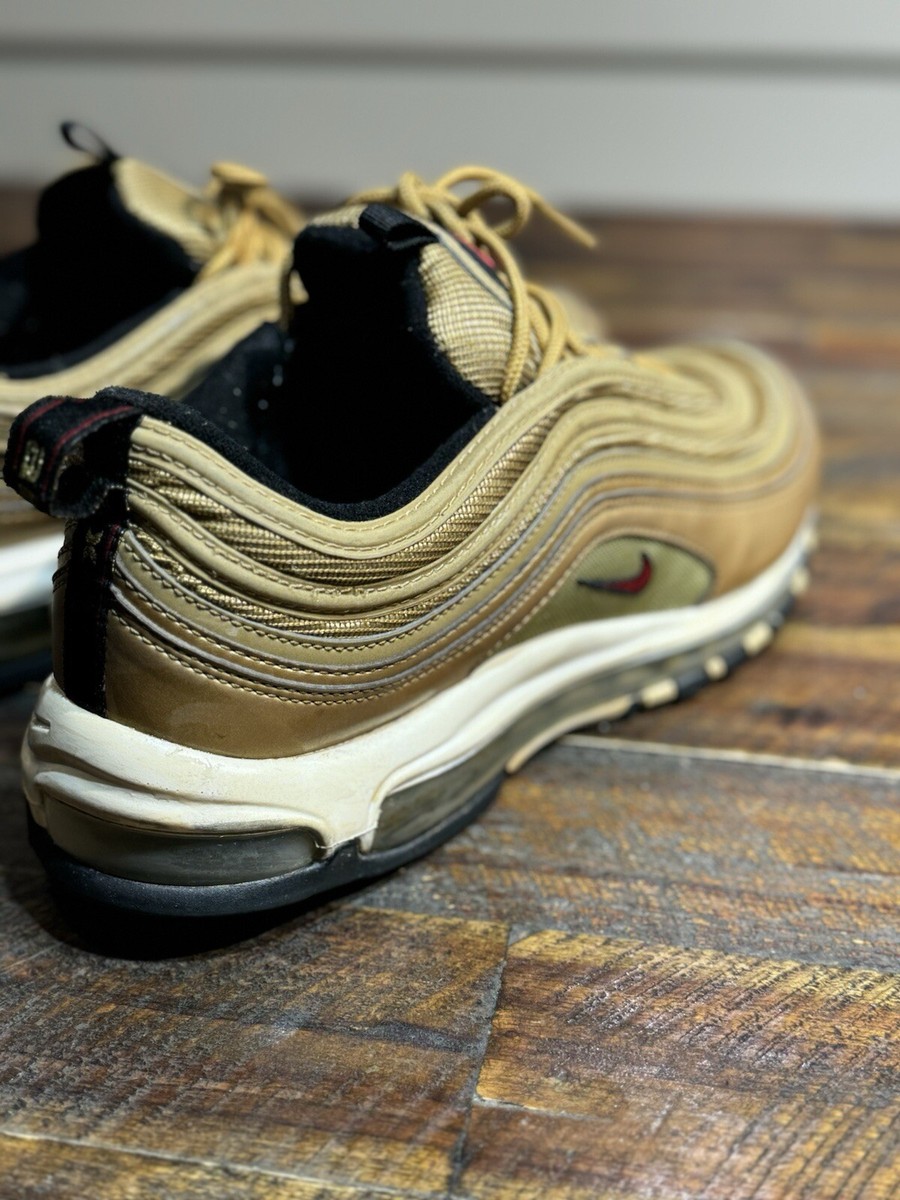 Nike Air Max 97 OG QS Metallic Gold size 11.5 884421-700 OG Clean