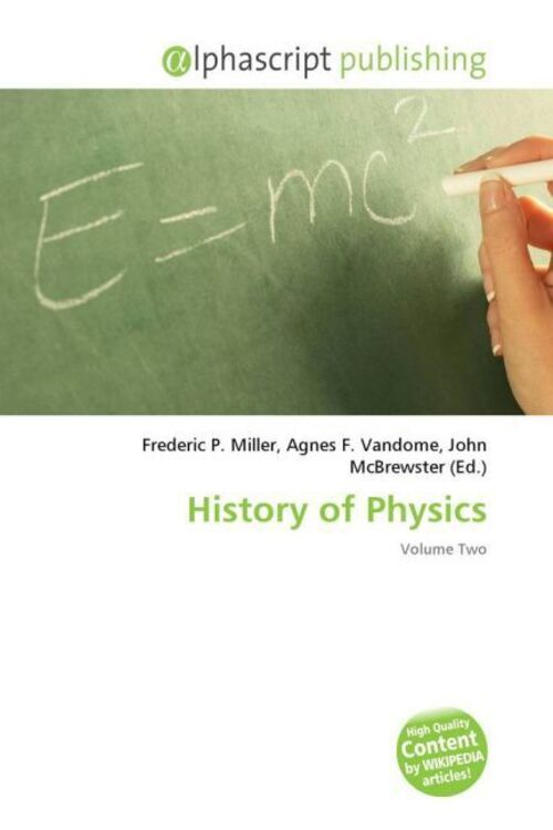 Thumbnail - Frederic P. Miller (u. A.) | History Of Physics | Taschenbuch |