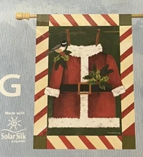 BREEZE ART - Santa Suit/Christmas Flag - NEW With Tags 28”x40”