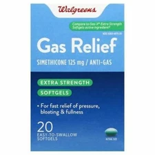 Walgreens Gas Relief Softgels - 50.0 ea