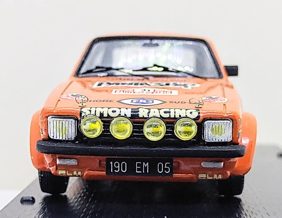 SOLIDO 1/43 Opel Kadett GT/E Rally Montecarlo 1978 #31, elaborata, con vetrina - Immagine 4 di 4
