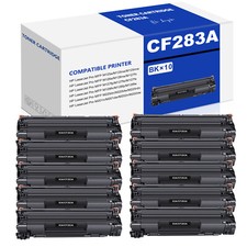 CF283A Black Toner Compatible With HP 83A LaserJet Pro M127fn M127fw M125 LOT