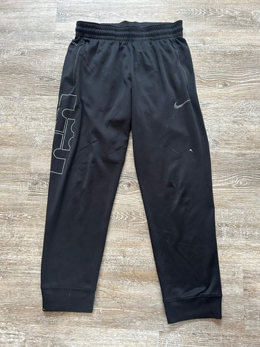 Nike Dri Fit Athletic Jogger Sweat Pants Pockets Drawstring Lebron