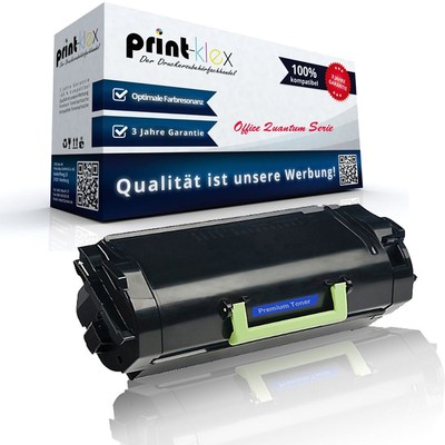 Kompatibel XL Tonerkartusche für Lexmark 24B6020 XM-7163 Black Drucker Kit