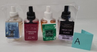 Bath & Body Works Wallflowers Home Fragrance Refill Mix Scents Set 4 Christmas A