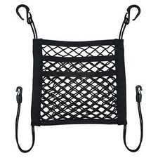 3layer Car Mesh Organizer Storage Between Front Seats Kid Dog Pet Net Barrier Ca