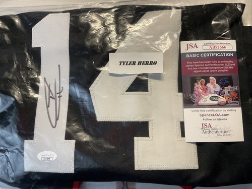 TYLER HERRO MIAMI HEAT SIGNED Auto Autograph NBA JERSEY JSA Certified - Picture 2 of 2